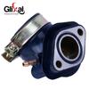 Glixal Carburetor Intake Manifold for GY6 125cc 150cc Chinese Scooter 152QMI 157QMJ Engine ATV Go-Kart Buggy (2 Vacuum Port)
