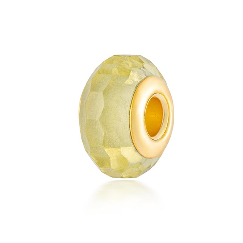 НОВЫЕ блестящие круглые бусины-шармы с позолотой, подходят для оригинального серебряного браслета, DIY украшения, подарок, бант, двойное сердце, подвеска