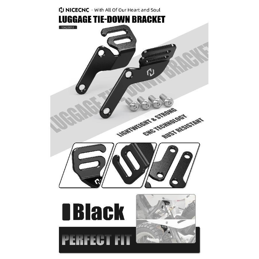 Motorcycle Rollbags Strapping Hooks Rackless Bags Tie Down Brackets for Suzuki DR650SE DR650S DR650 S SE 1996-2023 2024 2025