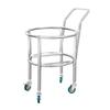 FengZhi Heavy-Duty Stainless Steel Pot Trolley with Wheels