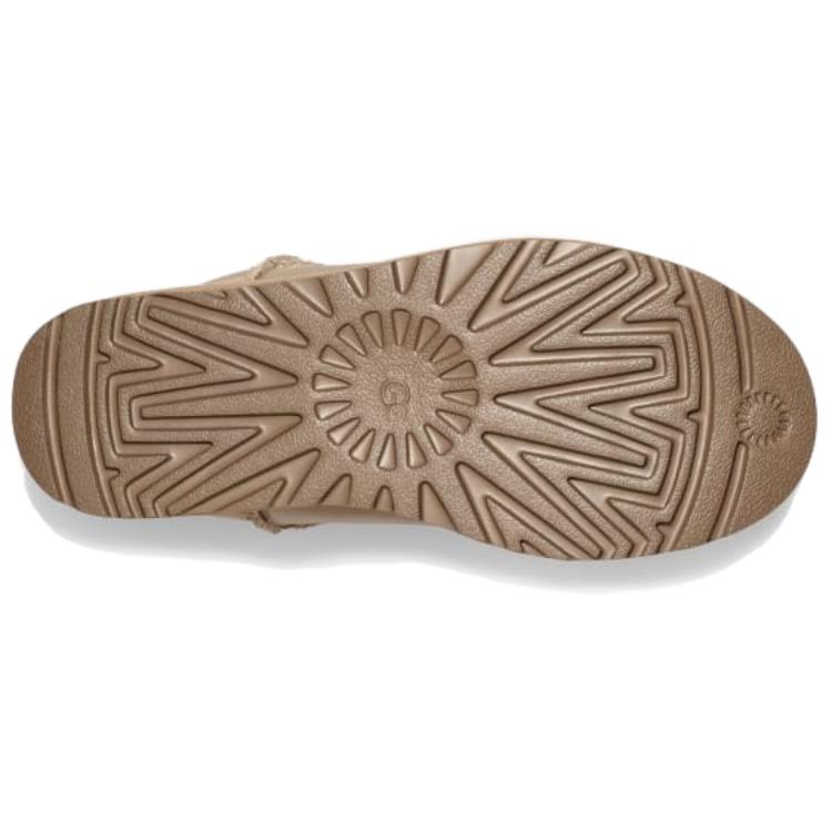 UGG Классические Мини Перламутровые Удобные Модные Универсальные Короткие Зимние Ботинки Унисекс ботинки Песочные 1167313-DUNE