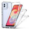 For Samsung Galaxy A04e 4G/F04 4G/M04 4G Case Acrylic+TPU Clear Phone Cover