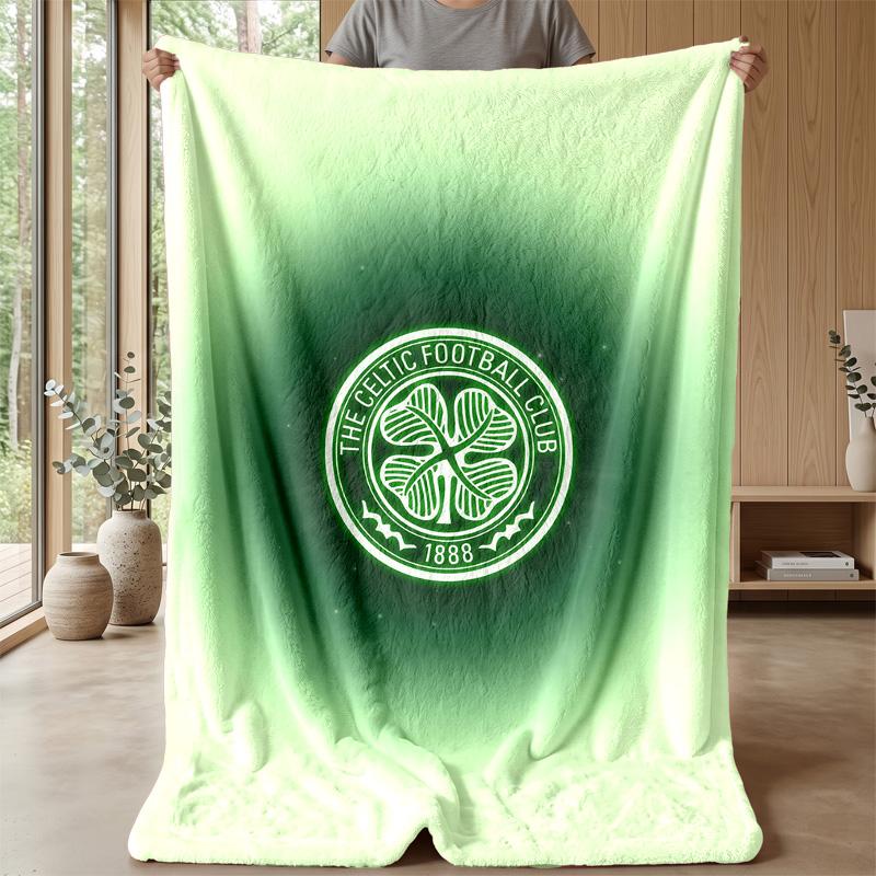 Celtic FC Soft Flannel Fleece Blanket Lightweight Cozy Warm Throw Blanket For Sofa Bed Home Decor