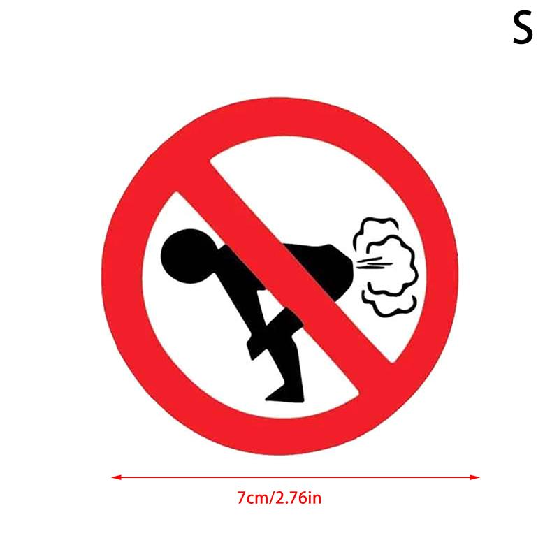 Интересный No Farting Car Sticker Funny Ass Pet Decal Car Styling Auto Decors