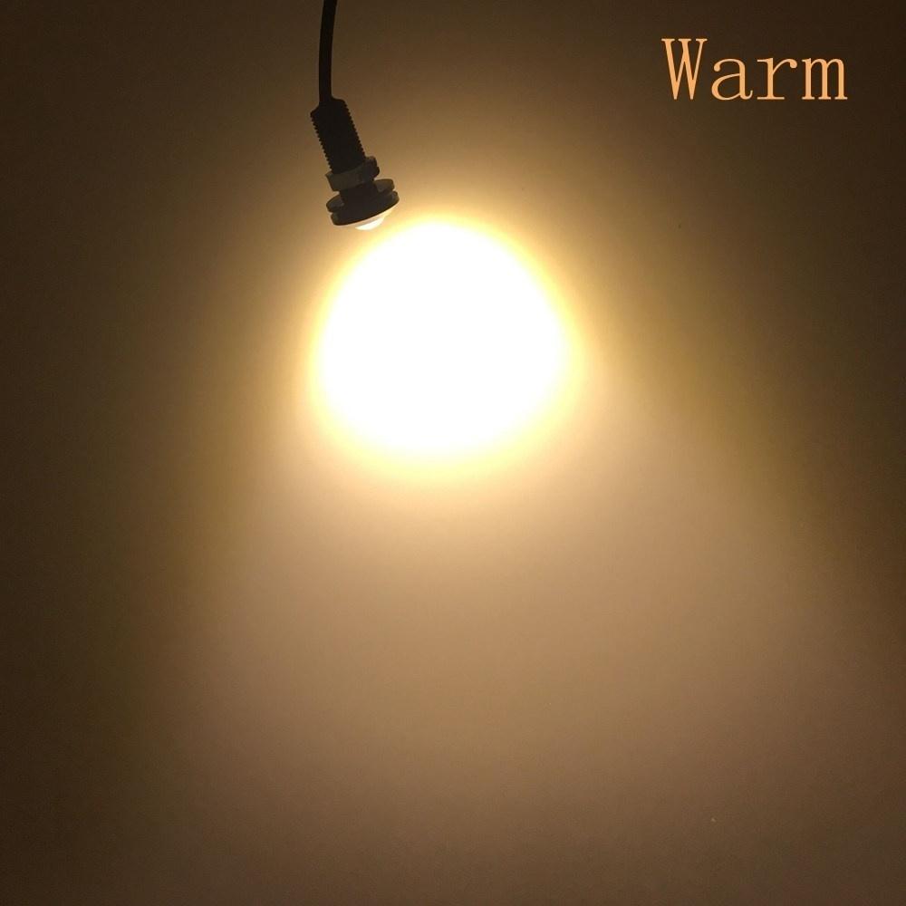 2 шт. 23 мм 18 мм орлиный глаз свет автомобиля светодиодные дневные ходовые огни резервного двигателя парковочные противотуманные фары