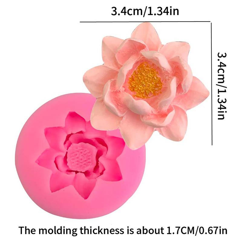 1 шт. силиконовая форма в форме лотоса для выпечки кексов, шоколада, мыла, формы для выпечки