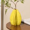 Creative Star Fruit Shaped Vase Ceramic Hydroponic Vase Flower Arrangement Home Decor Desk Ornament Garden Decoration