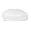 White Left Side Wing Mirror Cover Cap Replacement Clip~on For Fiat 500 2007~