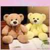 Очаровательная мягкая плюшевая игрушка-мишка разных цветов, идеально подходящая в качестве подарка для девочек, 35 см