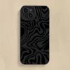 Black Wave Pattern Print Tpu Phone Case For Xiaomi Mi 14T 13T 12T Pro 14 13 12 11 Lite 5G NE Poco F6 F5 X5 M6 Pro 4G Soft Cover