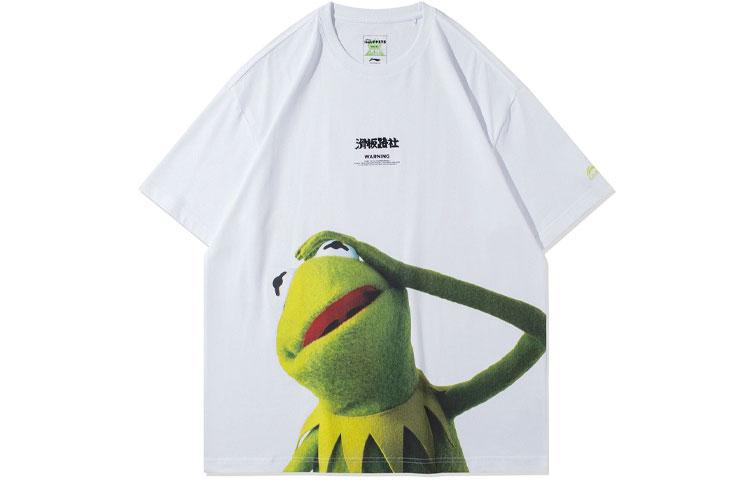 Li Ning x Disney T Shirt Unisex White AHSR849-1