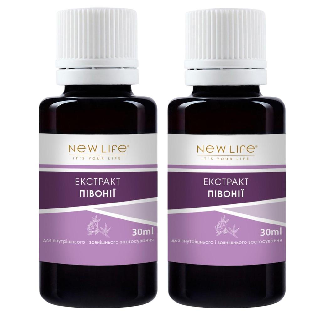 Пиона Экстракт Настойка Травяная Жидкость Добавка Диетическая New Life
