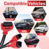 12+8 Pin Connector To OBD2 Adapter, Secutiry Gateway Bypass Cable, 12+8 Cable For Chrysler SGW Equipped FCA Vehicles For Diagnostic, Fit For Scanners