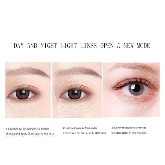 1/2 шт. Массажный крем для век с мультипептидным укрепляющим электронным массажером для разглаживания мелких морщин и отечности