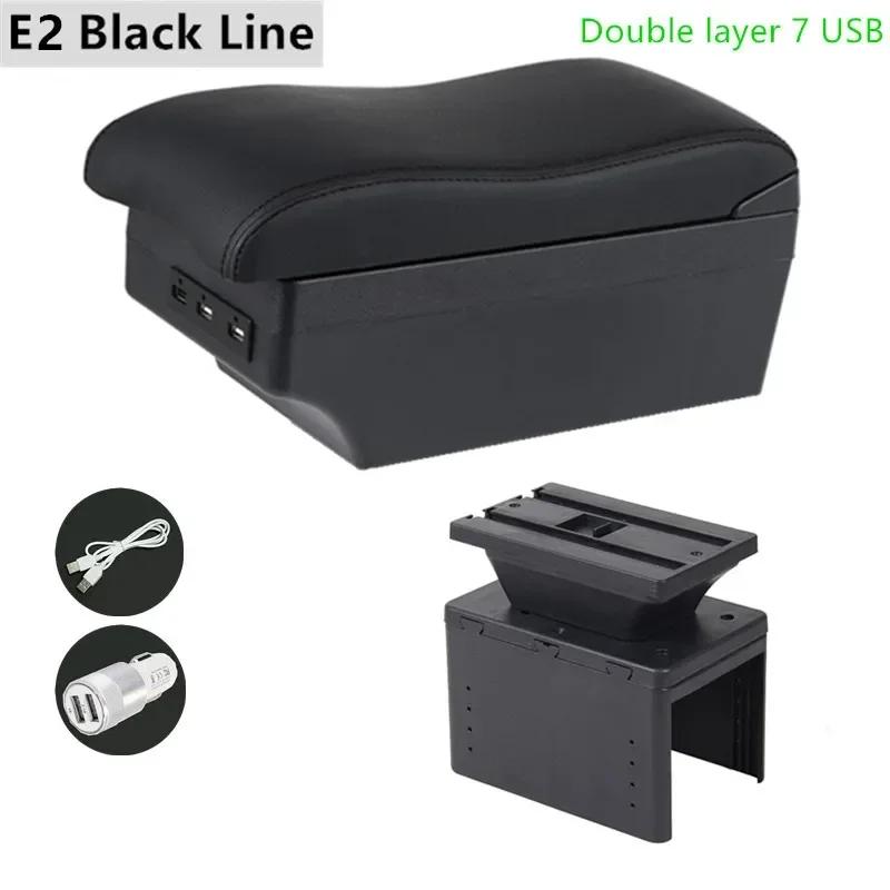 Armrest Box for Fiat Grande Punto for Fiat Punto Car Armrest Box Central Storage Box Interior Retrofit with USB