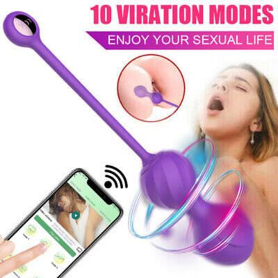Беспроводное приложение с дистанционным управлением, вибраторы для женщин, стимулятор сосков клитора, Bluetooths, шарик Кегеля, секс-игрушка для женщин для взрослых пар