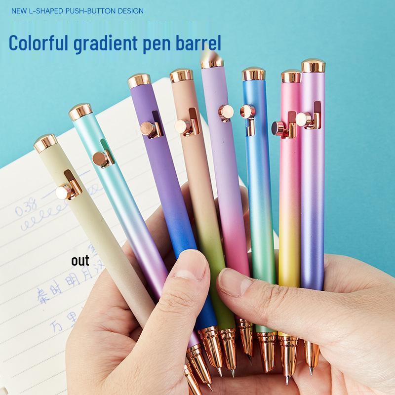Сменная чернильная картриджная перьевая ручка - Двойное использование для студентов и каллиграфии, Высокий внешний вид, Градиентный цвет