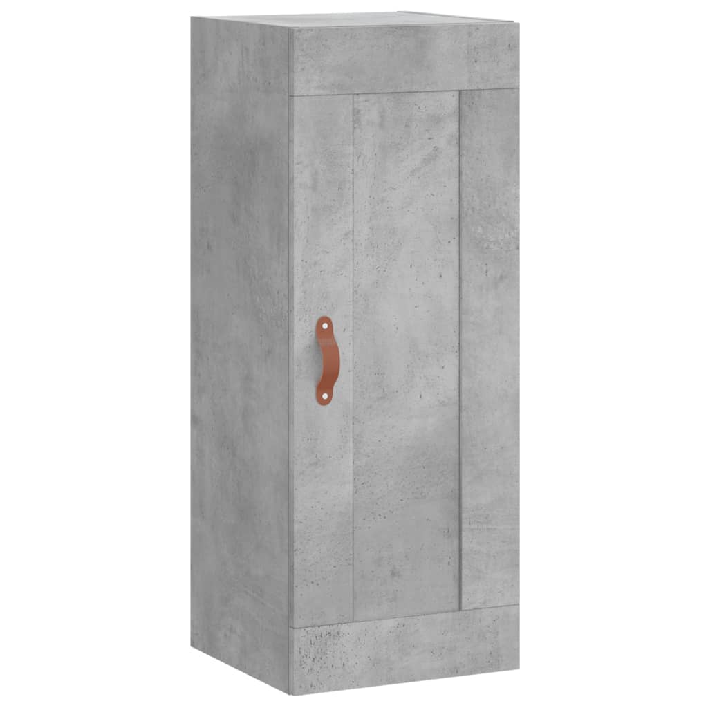 Highboard Concrete Grey 34.5 x 34 x 180 cm Particleboard