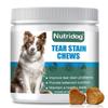 Tear Stain Dog Food with cranberries & vitamins to improve tear stains and support eye health- Beef flavor 120 soft chews