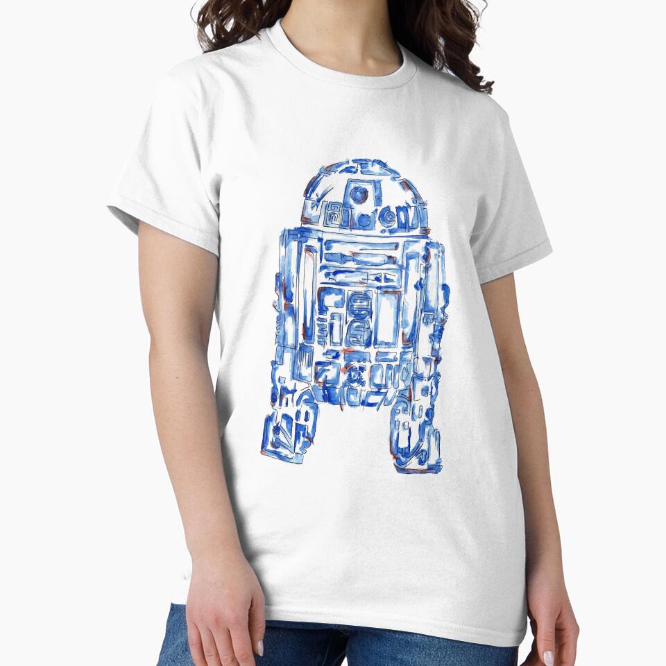 R2D2 - Blue Classic T-Shirt