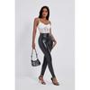 Womens High Waist PU Leather Pants Slim Fit Pencil Leggings Night Out Fashion Trousers