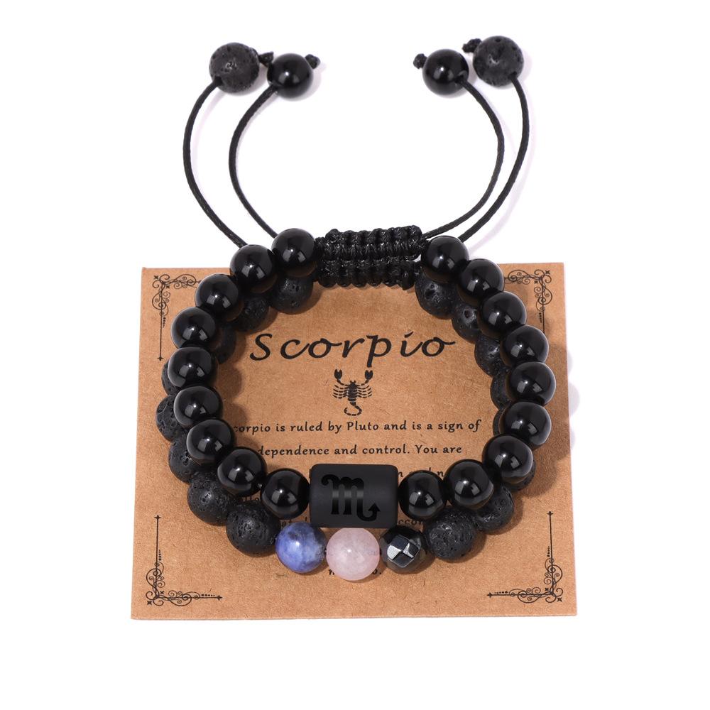 Мужской браслет JYL TS Зодиак Набор Совмещает Космические Энергии Для Благоприятных Результатов