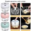 Electric Garlic Masher Durable Mini Crusher Chopper USB Charging For Crushed Garlic Crushed Ginger Crushed Fresh Chili