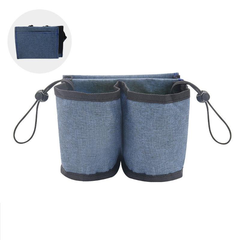 1PC Luggage Travel Cup Holder Oxford Cloth Free Hand Luggage Drink Bag Portable Travel Cup Storage Bag Fits All Suitcase Handles