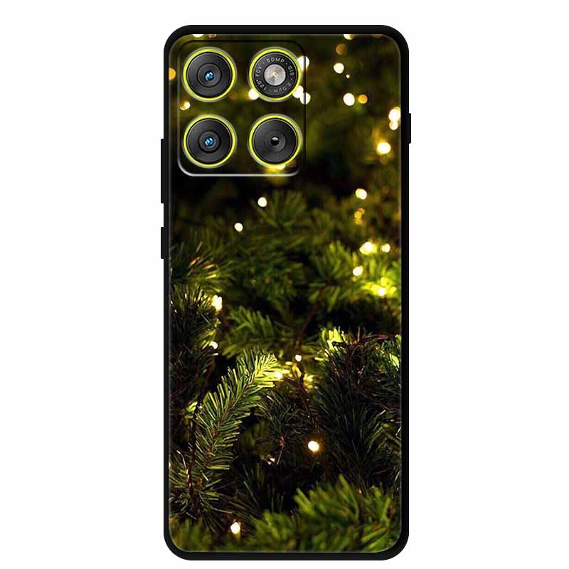 Рождественские чехлы для телефона Motorola Edge 70 5G, силиконовый мягкий задний чехол, Рождественская елка для Moto X70 Air 5G Edge70, задняя крышка