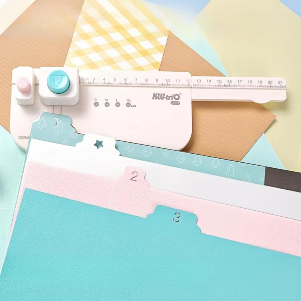 Extendable Loose Leaf Separator Label ABS Separate Index Page Making Board  Scrapbook