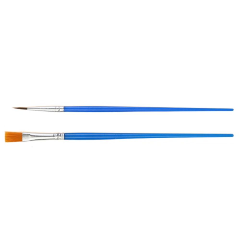 100 шт. Кисти с острым кончиком для масляной живописи, плоские, инструменты для рисования, набор кистей для рисования, рукоделие