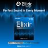 ELIXIR Elixir Electric Guitar POLYWEB Strings, Light, .010-.046, #12050
