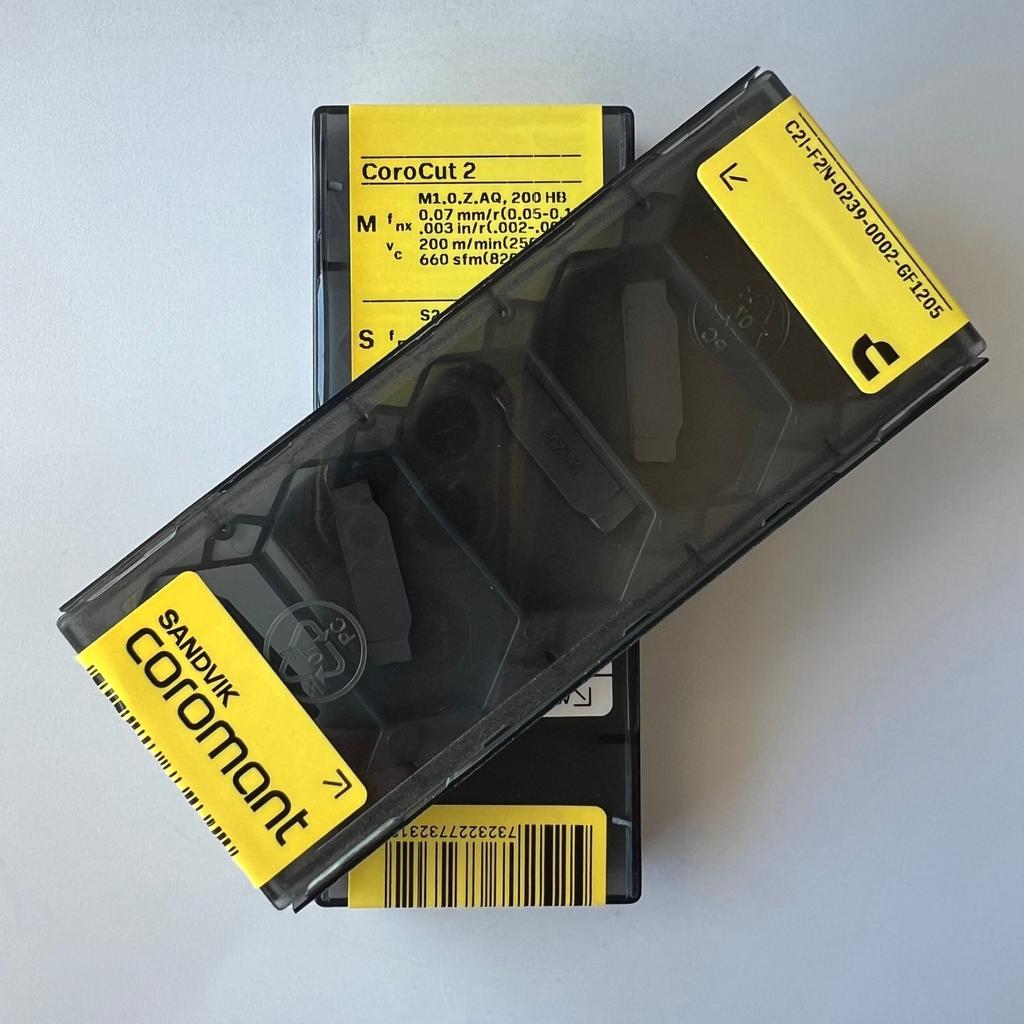 SANDVIK / C2I-F2N-0239-0002-GF 1205 / Original Swedish hard alloy blade 5 Pcs