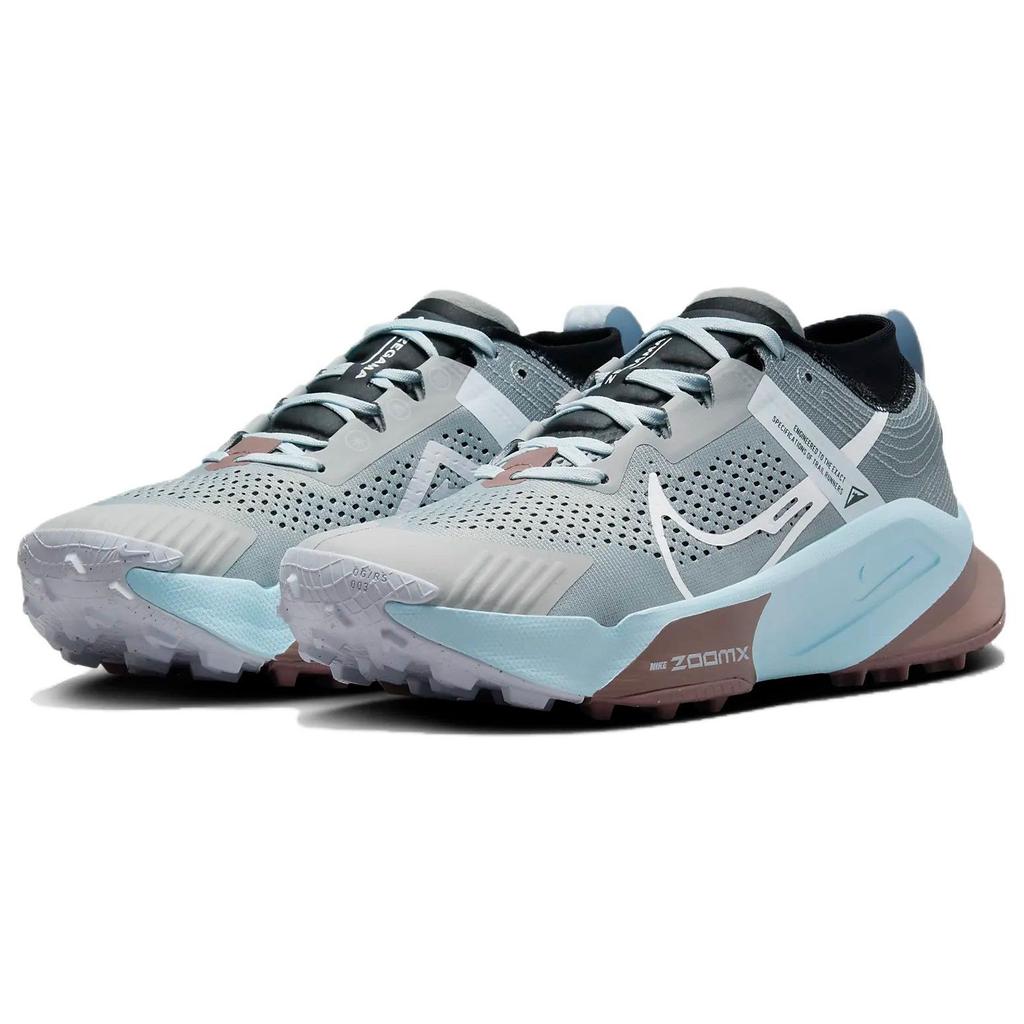 Nike ZoomX Zegama Light Smoke Glacier Blue Женские кроссовки Серые Светло-Дымчато-Серые Черные DH0625-005