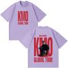 Singer Pablo Alborán Kmo Global Tour 2026 Print T Shirt Men Women Hiphop Tshirts Shortsleeved Loose Aesthetic Trendy T Shirts