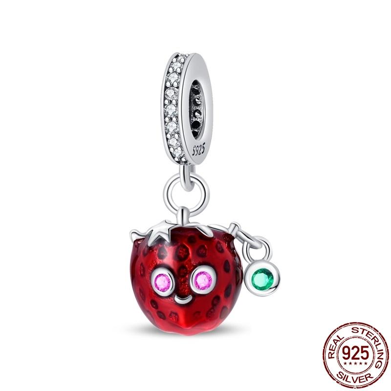 100% Настоящая Медь Подвеска Картошка Фри Пончики Подходит для Оригинального Браслета Пандора для Женщин Подарок на День Рождения Изысканные Ювелирные Изделия