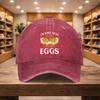 pc Baseball Cap a Casual Duckbill Hat IM Just Here for The New Versatile Hat for Eating Deviled Eggs Adjustable Sports Cap