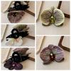 Butterfly Orchid Flower Hair Claw Bohemia Barrettes Large Shark Clip Cute Orchid Hair Clip  Beach