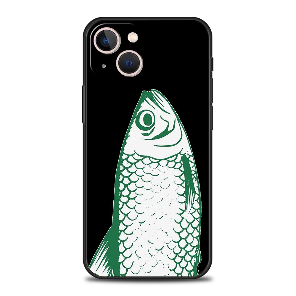 Роскошный мягкий чехол из ТПУ для iPhone 17 Air 16E 16 11 15 14 Pro MAX 12 13 7 8 Plus X XR XS SE 2022 Чехол Консервированные сардины