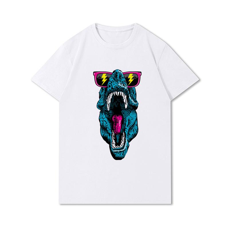 Anime Men T Shirts Retro Funny Meme Trend Y2k Graphic T-shirt Soft Unisex 100% Cotton Tee Male Tops