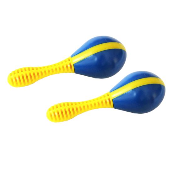 2Pcs Baby Maraca Rattle Hand Shaker Sand Hammer Musical Early Educational Toy