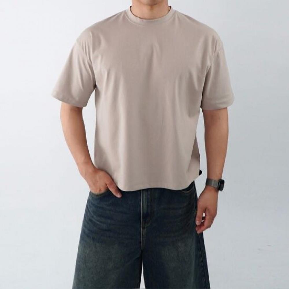 Onl Men Crop ShorT Sleeve T shirT whiTe Mpn