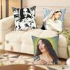 R-Rosalia Lux Cushion Cover Soft Short Plush Pillow Cover Smooth Cozy Texture Aesthetic Cushion Case Home Decor