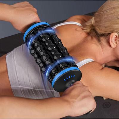 Электрический массажный стик PL-699DC — Ролик для ног с внутренним шариком, Глубокое расслабление мышц, Снятие стресса и Инструмент для домашнего фитнеса