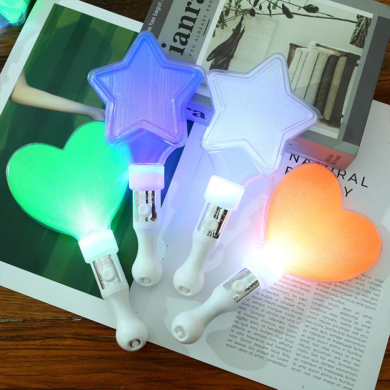 1-10pcs Kpop Lightstick Fluorescent Stick Concert Pentagram Glow Stick Handheld Flashing Rod Idol Idol Support Rods