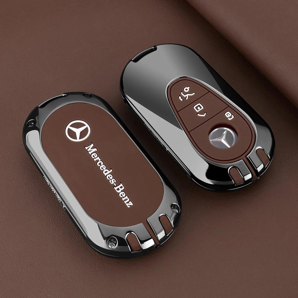 RPO5 Zinc Alloy Car Key Case Cover Shell For Mercedes Benz W223 W206 S350L S400L S450L S500L 2021 C /S Class Protector Accessories