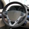 Для Acura MDX 2007 2008 2009 2010 2011 2012 2013 Ручная оплетка на рулевом колесе автомобиля Защитный чехол из мягкой перфорированной кожи