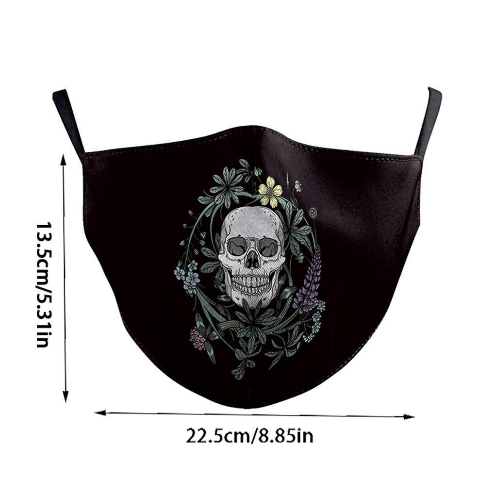 Маска для взрослых с цифровой печатью, пылезащитная, противотуманная, защитная маска для рта, унисекс, защитная маска для лица B178-089