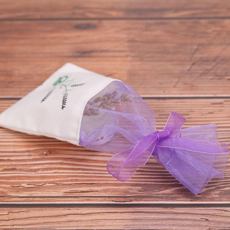 10 шт./компл., лавандовый мешочек с цветочным принтом, пустой мешочек для духов, подарок