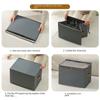 Waterproof 12 Grids Shoes Storage Box Foldable Clothes Jeans Storage Box  Bedroom